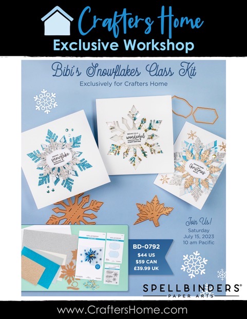 Bibi’s Snowflakes Card Class--SOLD OUT