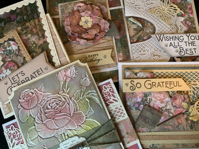 Vintage Roses Card Class $55.00 SOLD OUT