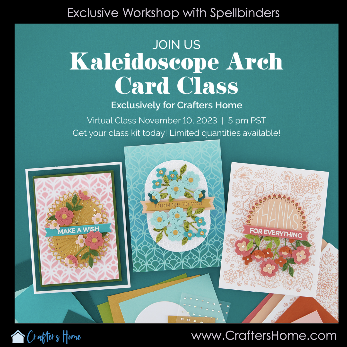 Kaleidoscope Arch Card Class $56.00--SOLD OUT