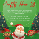 Crafty Hour #28--SOLD OUT