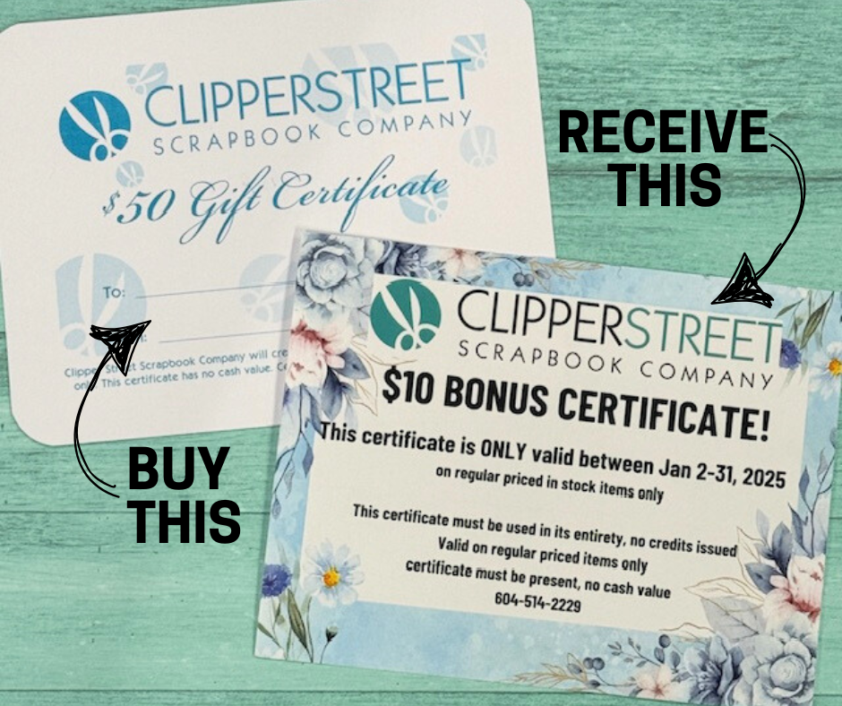 Gift Certificate Promo Buy $50 Get $10 Certificate Free